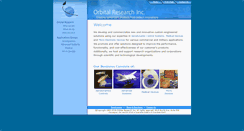 Desktop Screenshot of orbitalresearch.com